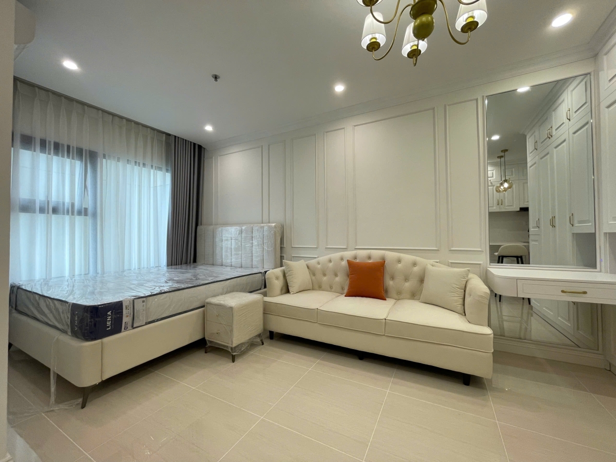 Căn Sudio full nội thất cao cấp phong cách tân cổ điển S601-21 - (Hình 1)